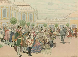 Anna Ivanovna Gallery: Empress Anna and her Court, 1907