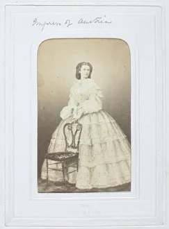 Bavaria Gallery: The Empress of Austria, 1860-69. Creator: Unknown