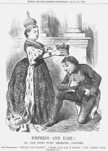 Empress and Earl, 1876. Artist: Joseph Swain