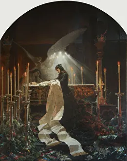Empress Elisabeth of Austria at the bier of Ferenc Deak, 1877 Empress Elisabeth of Austria at the bier of Ferenc Deak, 1877