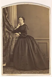 Dona Maria Eugenia Ignatia Augustina De Gallery: Empress Eugenie, 1860. Creator: Olympe Aguado