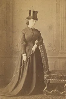 Eugenie Empress Prints: Empress Eugenie, ca. 1864. Creator: Sergei Levitsky