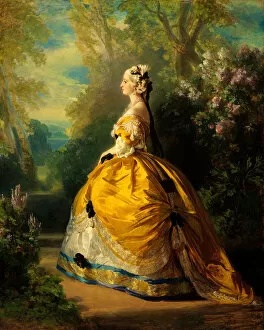Dona Maria Eugenia Ignatia Augustina De Gallery: The Empress Eugenie (Eugenie de Montijo, 1826-1920, Condesa de Teba), 1854