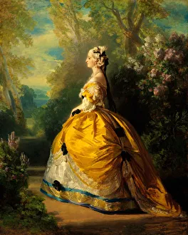 The Empress Eugenie (Eugenie de Montijo, 1826-1920, Condesa de Teba), 1854