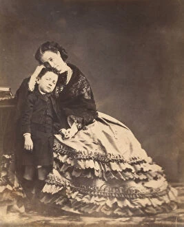 [Empress Eugenie and the Prince Imperial], 1862. Creator
