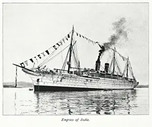 Bunting Prints: Empress of India, 1893. Creator: Unknown