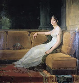 Empress Josephine at Malmaison, c1801. Artist: Francois Pascal Simon Gerard Empress Josephine at Malmaison, c1801. Artist: Francois Pascal Simon Gerard
