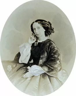 Andrei Deniere Gallery: Empress Maria Alexandrovna of Russia, late 1850s. Artist: Andrei Deniere