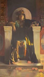 Benjamin Constant Prints: Empress Theodora, ca 1887. Creator: Benjamin-Constant, Jean-Joseph (1845-1902)