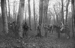 Patrolling Prints: En Reconnaissance; la rencontre en foret de deux patrouilles Francaises
