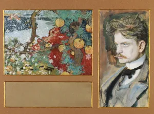 Akseli 1865 1931 Prints: En Saga (Jean Sibelius and Fantasy Landscape)