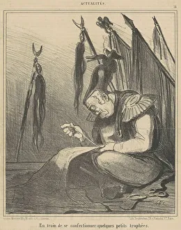 Making Prints: En train de...confectionner quelques, 19th century. Creator: Honore Daumier