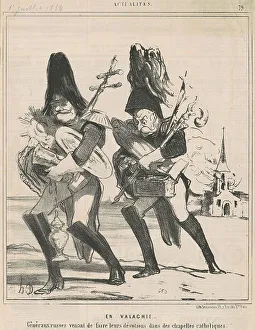 Spoils Prints: En valachie, 19th century. Creator: Honore Daumier