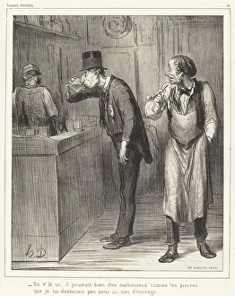 Pipe Prints: En v'la un, il pourrait bien etre malheureux comme les pierres... 1862