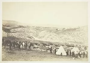 Encampment Gallery: Encampment of Horse Artillery, 1855. Creator: Roger Fenton