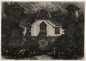 1822 1885 Prints: The Enchanted House, 1871. Creator: Rodolphe Bresdin (French, 1822-1885)