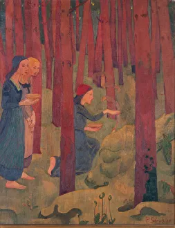 Paul 1864 1927 Prints: The enchantment or The sacred grove. (L Incantation ou Le Bois Sacre)
