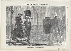 Omnibus Prints: Encore complet!, 1864. Creator: Honore Daumier