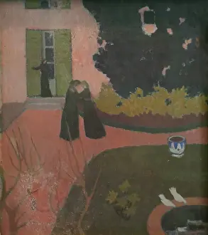 Doors Prints: Encounter, 1892. Creator: Maurice Denis