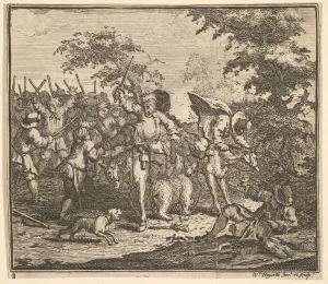 The Encounter with Talgol and Magnano (Seventeen Small Illustrations for Samuel Butler
