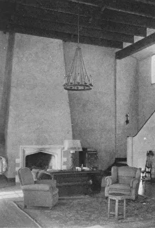 Chimney Breast Prints: End of Assembly Room, Los Angeles Tennis Club, Los Angeles, California, 1925