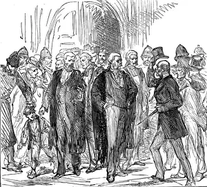 Verdict Prints: The End of the Tichborne Trial: How has it gone, Sir?, 1874. Creator: Unknown
