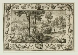 Adversary Collection: The Enemy Sowing Tares Among the Wheat, from Landscapes with Old
