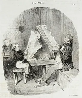 Literacy Prints: Un enfant que s'amuse de peu...1847. Creator: Honore Daumier