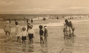 Coastal Resort Gallery: Enfants au Bain, (Children Bathing), c1900. Creator: Unknown