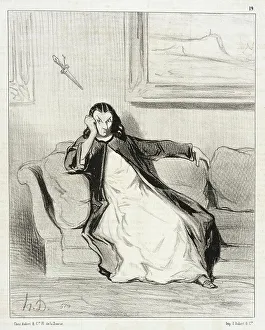 Enfer et damnation!...Sifflée...Siflée!!...Siiiiflée!, 1844. Creator: Honore Daumier