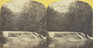 Waterfalls Gallery: Enfield Creek, near Ithaca, N.Y. Cascade above 1st Fall, 1860 / 65. Creator: J. C. Burritt