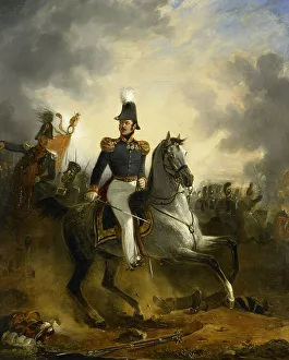 Military Campaign Prints: The Engagement at Houthalen, 1834. Creator: Nicolaas Pieneman