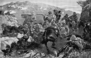 Skirmish Prints: Engagement near the Tugela River, 2nd Boer War, 1899-1902