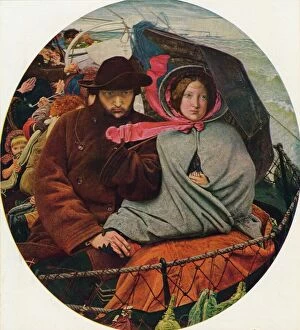 Adversity Gallery: The Last of England, 1855. Artist: Ford Madox Brown