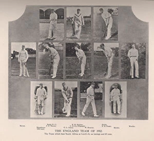 Images Dated 13th May 2013: The England cricket team of 1912