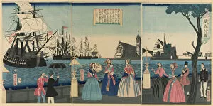 Alter Gallery: England (Igirisu koku), 1865. Creator: Utagawa Yoshitora