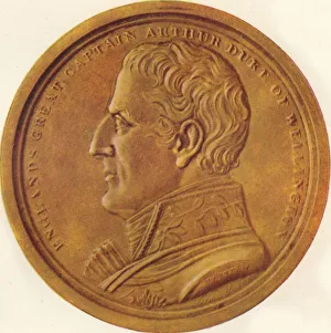 Englands Great Captain Arthur Duke of Wellington - Souvenir Medal, 1815 (1910). Artist: Edward Orme Englands Great Captain Arthur Duke of Wellington - Souvenir Medal, 1815 (1910). Artist: Edward Orme