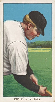 Baseball Cap Gallery: Engle, New York, American League, from the White Border series (T206) for the American