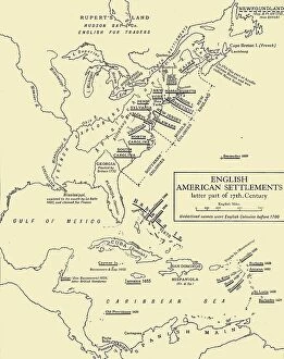Walker And Boutall Gallery: English American Settlements - latter part of 17th Century, 1926. Creators: Unknown