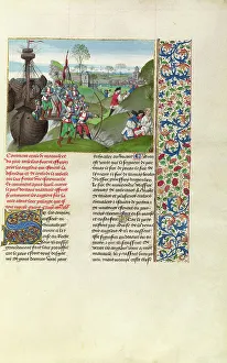 Recto Prints: The English Besieging La Rochelle; Chroniques (Book Three)