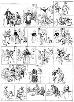 Boiling Prints: An English Christmas in Paris, drawn by A. Forestier, 1883. Creator: Unknown