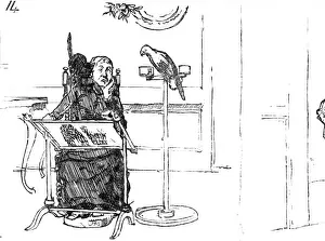 Amde Forestier Prints: An English Christmas in Paris, drawn by A. Forestier, 1883. Creator: Unknown