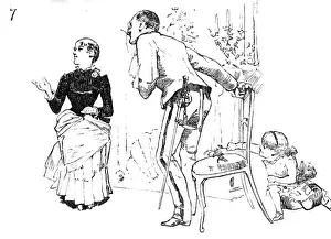 Amde Forestier Prints: An English Christmas in Paris, drawn by A. Forestier, 1883. Creator: Unknown