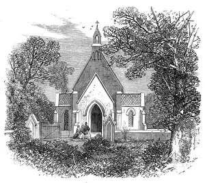 English church at Guzerat, 1864. Creator: Unknown