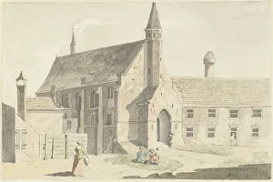 Leyden South Holland Netherlands Prints: English church in Leiden, 1789. Creator: Hendrik Tavenier