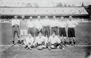 Winners Prints: English football team, c1912. Creator: Bain News Service