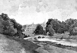 English Homes - No. XXIV. Audley End: view from the opposite side of the river, 1890. Creator: Unknown