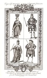 Henry Vii Gallery: English Kings with coats of Arms Published by Alexander Hogg. Artist: Alex Hogg