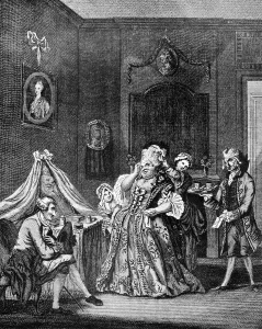 Emily Morse Symonds Prints: The English Lady at Paris, 1771. Artist: Charles Brandoin