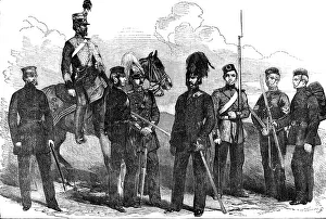 Yeomanry Prints: English Militia and Yeomanry Cavalry, 1854. Creator: Unknown